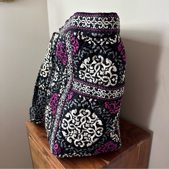 Vera Bradley Canterbury Magenta Large Tote with additional Waterproof Bag - Picture 6 of 10